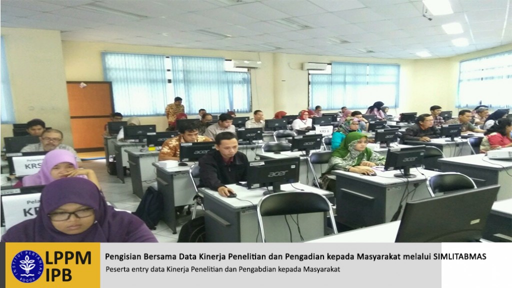 Peserta entry data Kinerja Penelitian dan Pengabdian kepada Masyarakat