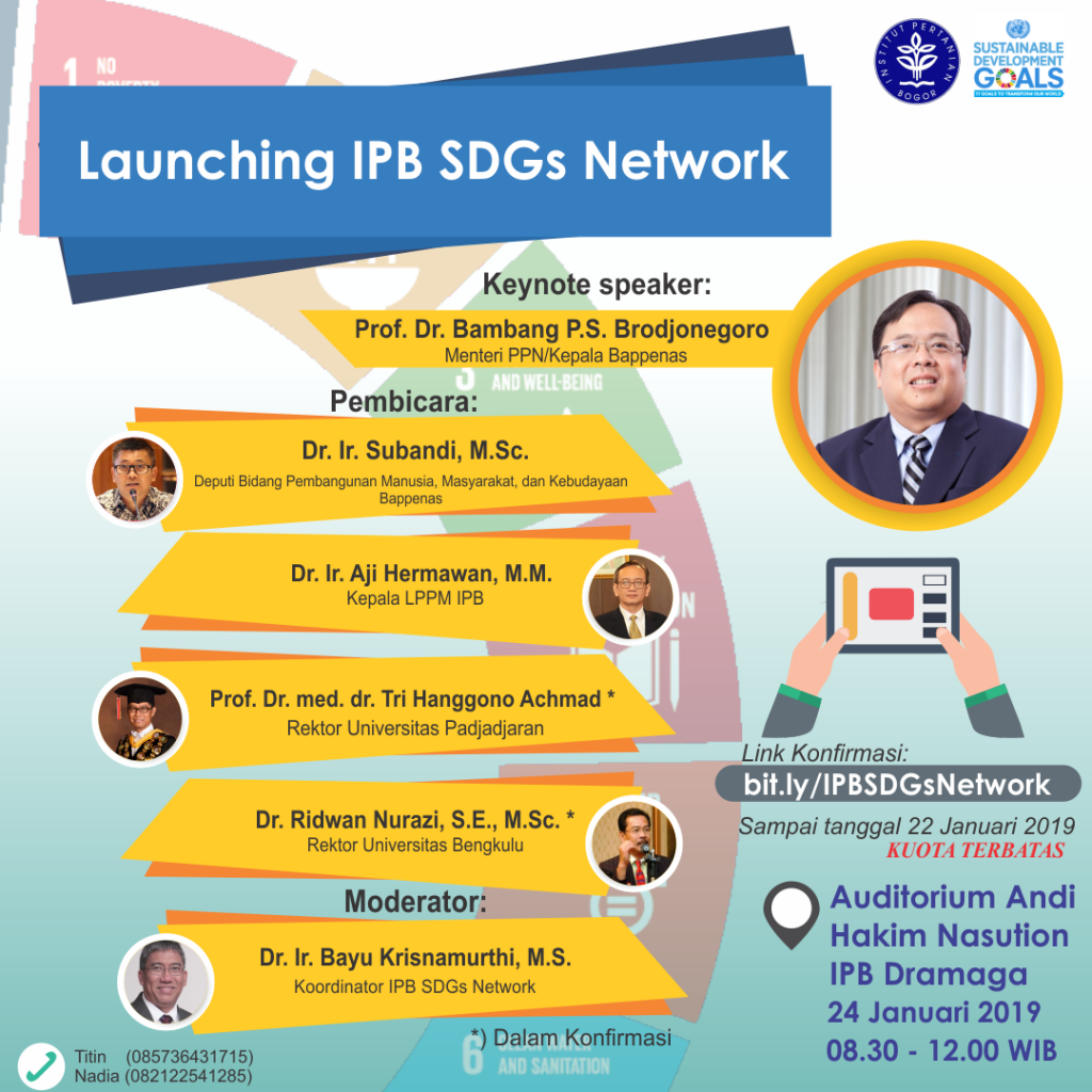Launching IPB SDGs Network