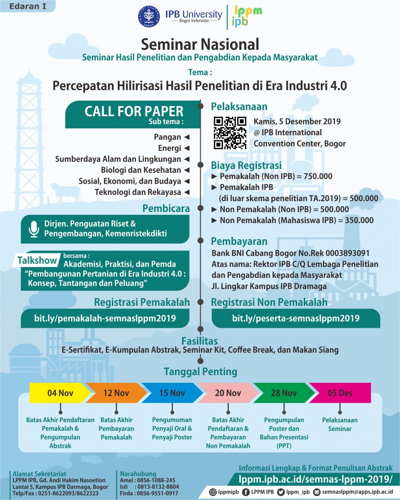 IG-Seminar Nasional LPPM IPB 2019