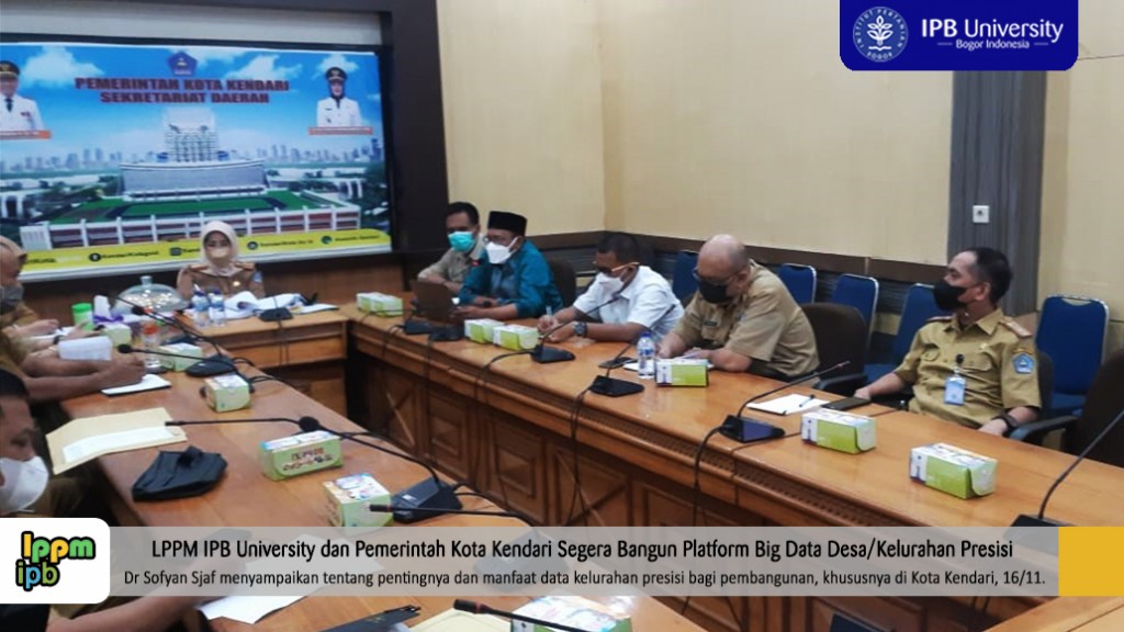 berita-foto1-LPPM IPB University dan Pemkot Kendari Segera Bangun Platform Big Data Desa dan Kelurahan Presisi